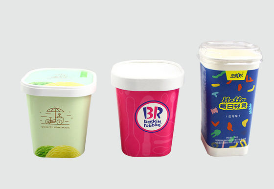 Square Paper Cup Disposable Cup Yogurt Coffee Cup Hot Drink Cup With Lid