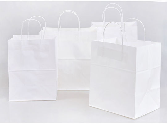 Kraft Paper Tote Bag For Storage Baking Gift Bags