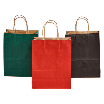 Handbag Colored Kraft Paper Hand-held Gift Bag Packaging Bag