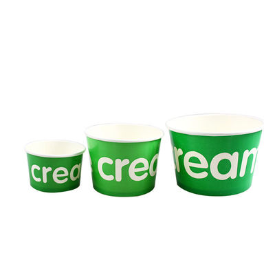 Paper Bowl Double PE Coated Ice Cream Paper Bowl In Stock