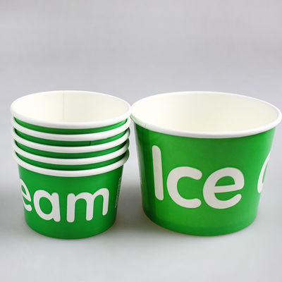 Paper Bowl Double PE Coated Ice Cream Paper Bowl In Stock