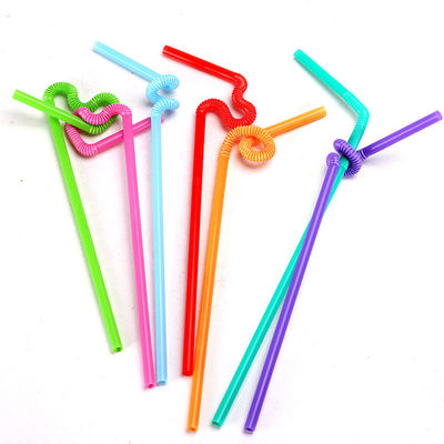 Stretchable Straw Colored And Bendable Beverage Straw