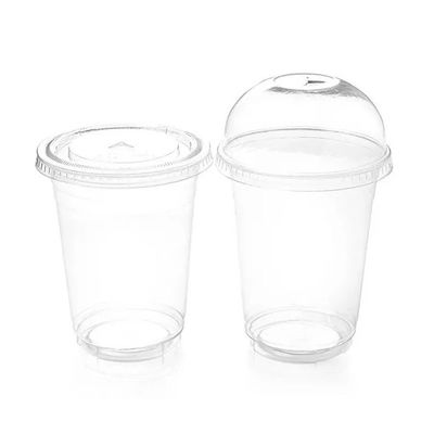 Plastic Cup Beverage Juice Cup With Lid Leak Proof Packaging Cold Drink Cup
