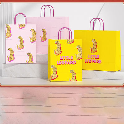 Gift Bag Kraft Paper Bag Size Handheld Birthday Gift Bag