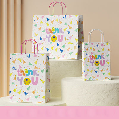 Gift Bag Kraft Paper Bag Size Handheld Birthday Gift Bag