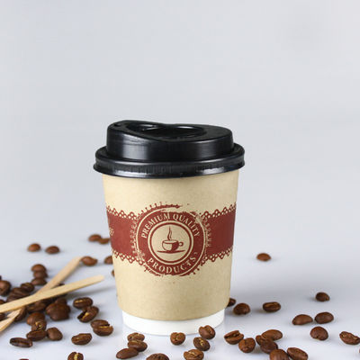 Double Layered Hollow Paper Cups For Coffee