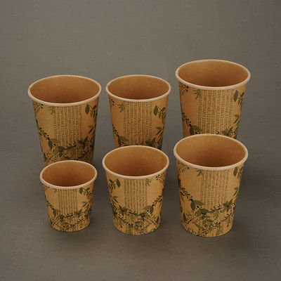 Single Layer And Double-layer PLA Biodegradable Hot Drink Coffee Paper Cup