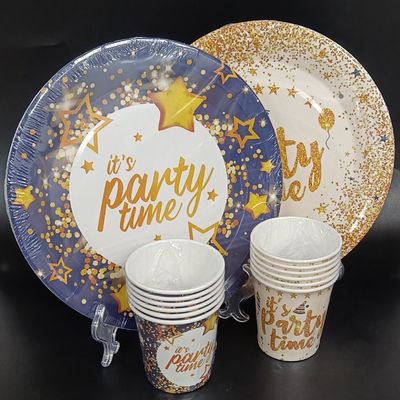 Paper Plates and Paper Cup for Party