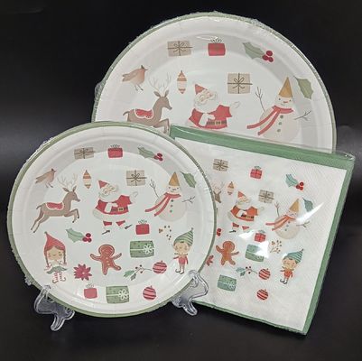 Paper Plates Paper Cup and Tissue for Party