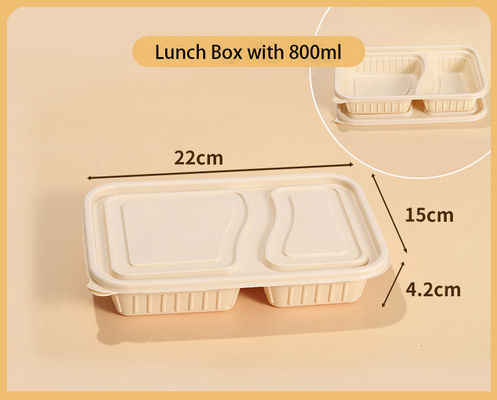 Food Lunch Box Microwave Takeaway Food Packaging and Storage Containers