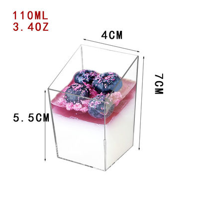 Hot Sale Disposable Ice Cream PS Mousse Dessert Cups