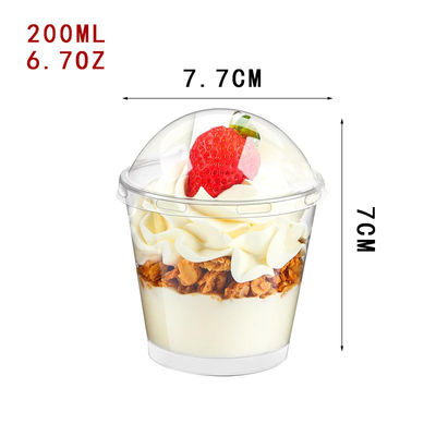 Hot Sale Disposable Ice Cream Dessert Cups with Lid