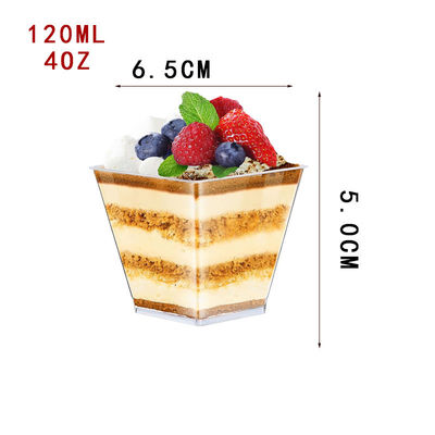 Multiple Specification Disposable Plastic Ice Cream Dessert Cups