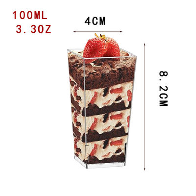 Multiple Specification Disposable Plastic Ice Cream Dessert Cups
