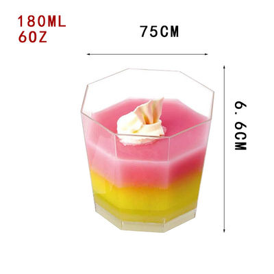 Disposable Dessert Pudding Cup With Spoon