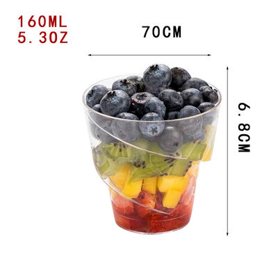Disposable Dessert Pudding Cup With Spoon