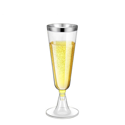 Transparent Plastic Wedding Wine Glass