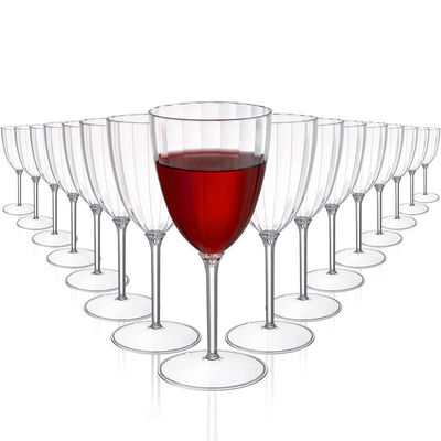 High Quality Acrylic Unique Wine Glasses Unbreakable Plastic Cup Food Grade