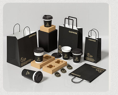 Paper Bag Custom Printed Kraft Paper Bags Recyclable With Your Own Logo