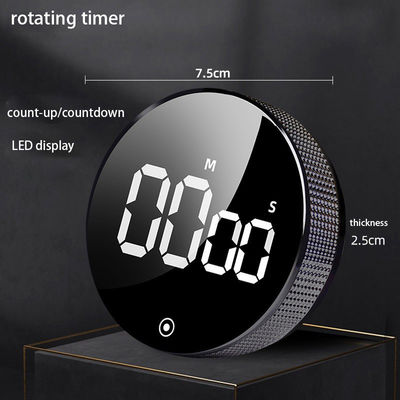 Electronic Rotating Timer Magnetic Circular Kitchen Alarm Clock
