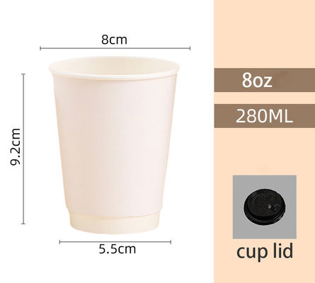 8-22oz Hollow Heat-proof Double Wall Thermal Coffee Cup