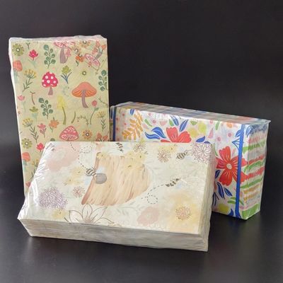 Wholesale Custom 3 Ply Printed Napkins Paper