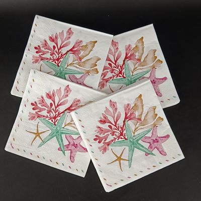 Source Factory Prints Holiday Colored Disposable Napkins