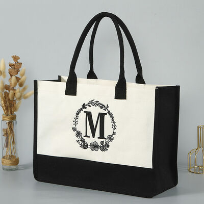 Custom Logo Canvas Bag Fashion Ruffle Single Shoulder Shopping Bag