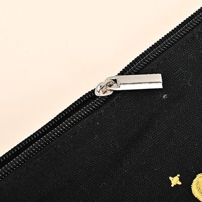 Large Capacity Travel Canvas Bag with Zippered Square Compartment