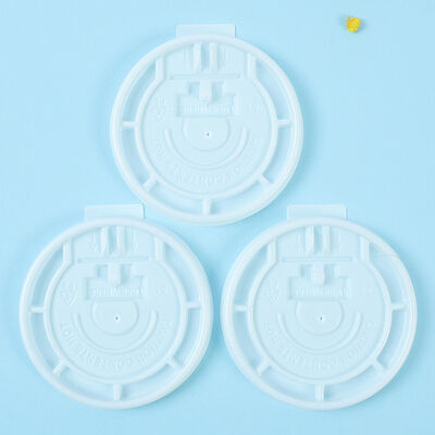 White Plastic Lid Covers – Durable, Multi-Purpose Container Caps