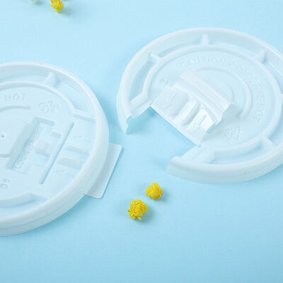 White Plastic Lid Covers – Durable, Multi-Purpose Container Caps