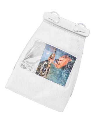 White ,Green Waterproof Phone Pouch Waterproof Funny Bag