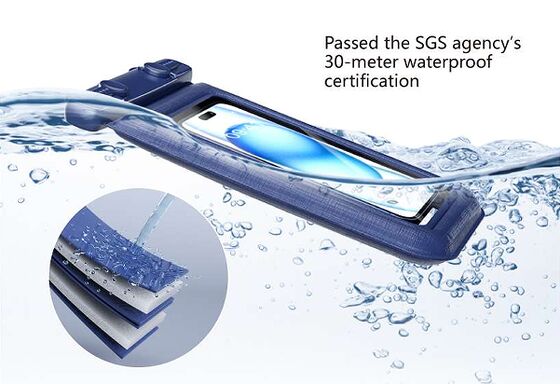 Large Waterproof Phone Pouch with Three-dimensional Sponge