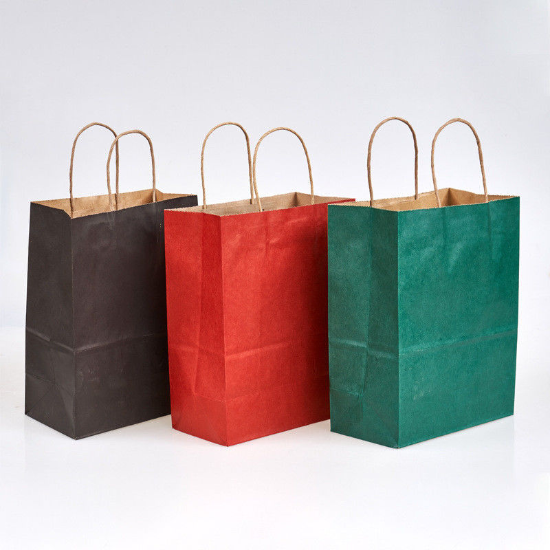 Handbag Colored Kraft Paper Hand-held Gift Bag Packaging Bag
