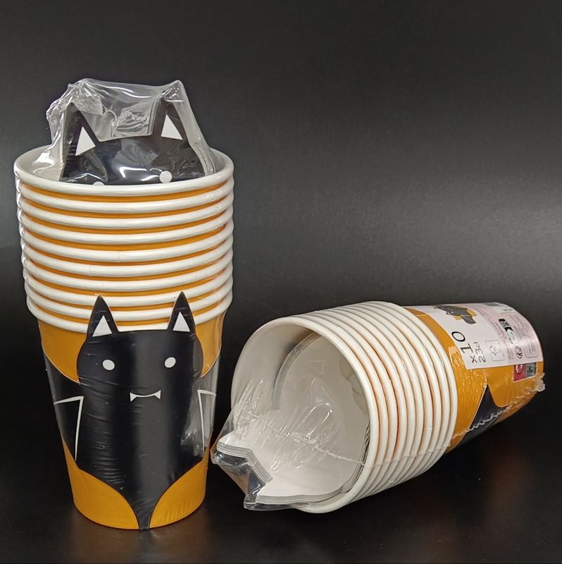 Factory Customized Christmas Paper Cover Paper Cup Printing, Thickened Insulation Coffee Cup, Holiday Party Paper Cup, Special Packaging