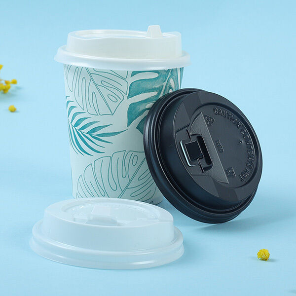 90mm Milk Tea & Coffee Cup Lid – Flip-Top Leakproof Spout Lid, Universal Cover for Paper & Plastic Cups